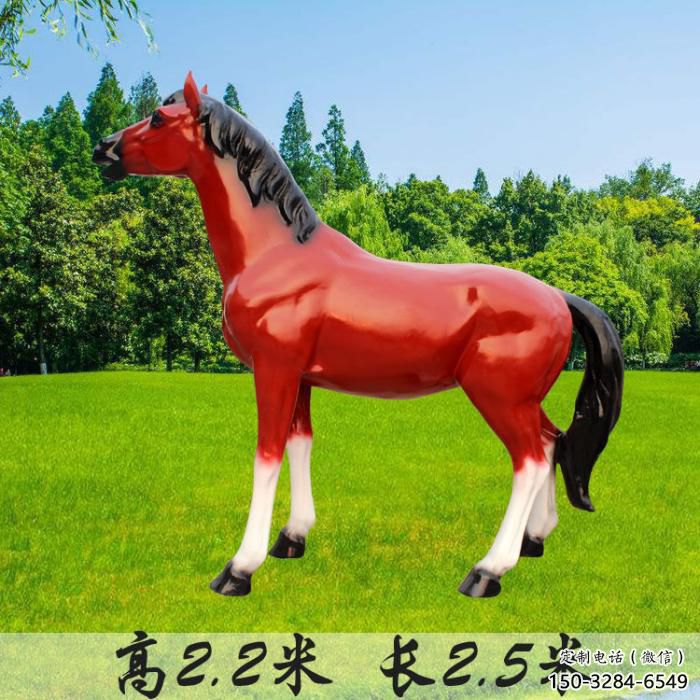小區(qū)小馬雕塑規(guī)格特點，抽象系列，園林動物小品