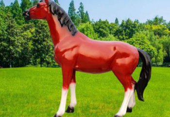 小區(qū)小馬雕塑規(guī)格特點，抽象系列，園林動物小品