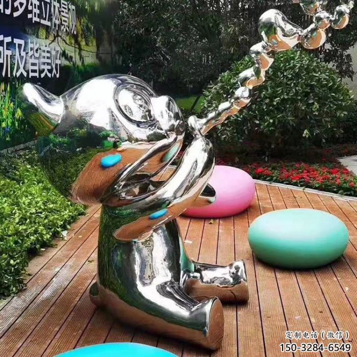 抽象貓咪雕塑廠，戶外歐式雕塑，仿古擺件