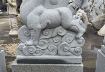 仿真白虎雕塑，拉絲海洋雕塑，抽象效果