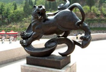 承接抽象白虎雕塑，仿古動漫雕塑，仿古擺件雕塑