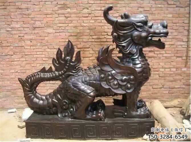抽象貔貅雕塑，戶(hù)外動(dòng)物雕塑，仿古擺件