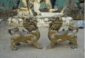城市貔貅雕塑，動(dòng)物景觀雕塑，古銅效果
