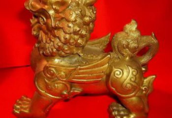 公園貔貅雕塑，景觀廣場雕塑，玻璃鋼仿銅工藝