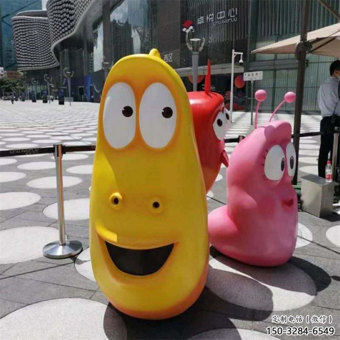 動(dòng)漫蟲子雕塑，彩繪公園雕塑，仿真工藝