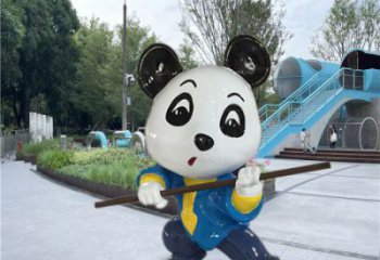 房地產(chǎn)龍貓雕塑，仿古動(dòng)漫雕塑，彩繪工藝制造