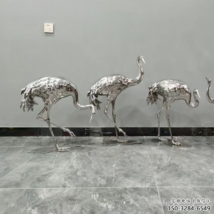 仿真白鶴雕塑廠家 店門口園林雕塑 動物小品 仿真白鶴雕塑廠家 店門口園林雕塑 動物小品
