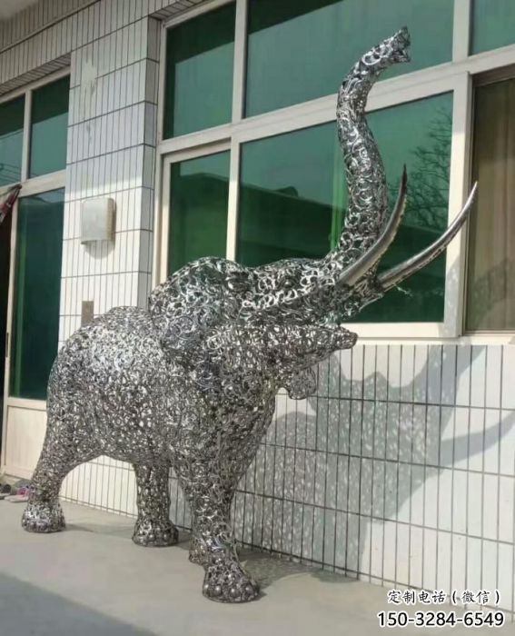 大象雕塑通用，街頭雕塑，鏤空大象雕塑標(biāo)準(zhǔn)