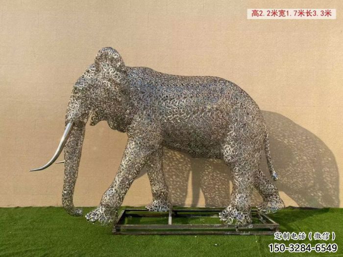 大象雕塑選定，景觀雕塑，景觀鏤空大象雕塑生產(chǎn)商