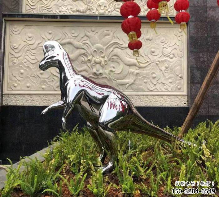 景觀恐龍雕塑精選，陸地擺件，公園鏡面恐龍雕塑精品