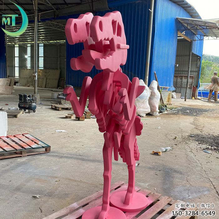 恐龍雕塑提供，美陳雕塑，景觀恐龍骨架雕塑制作