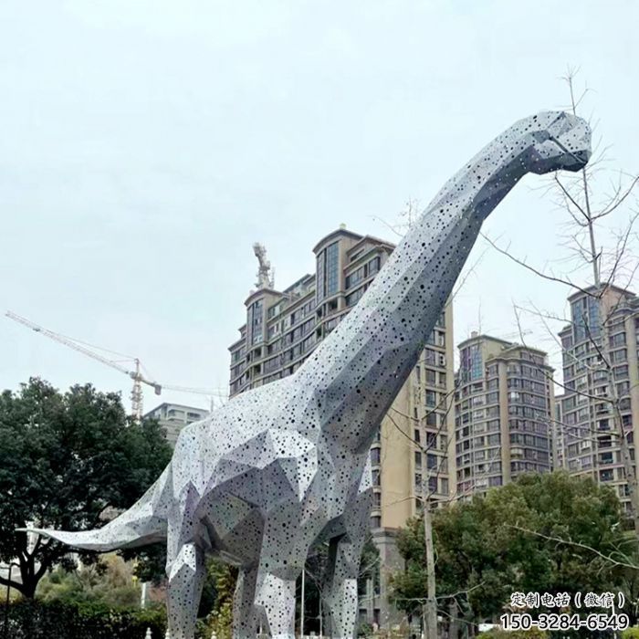 鏤空恐龍雕塑制造，歐式風(fēng)格，切面恐龍雕塑定價(jià)