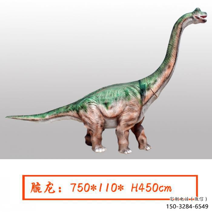 腕龍雕塑預(yù)定，小區(qū)擺件，發(fā)聲恐龍雕塑主題精品