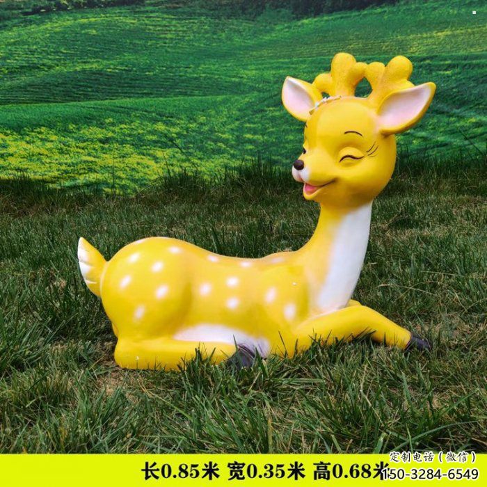 小鹿雕塑精選，戶外雕塑，景觀卡通小鹿雕塑優(yōu)價