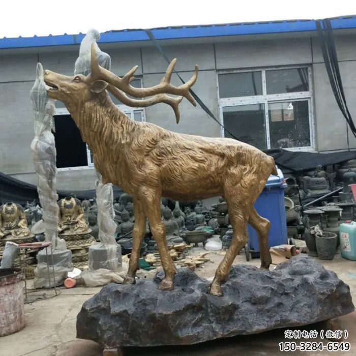 銅小鹿雕塑選用，透雕系列，現(xiàn)代小鹿銅雕塑優(yōu)價(jià)