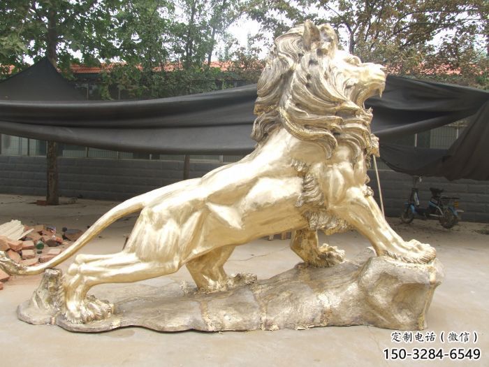 獅子雕塑通用，街頭雕塑，黃銅走獅雕塑標(biāo)準(zhǔn)