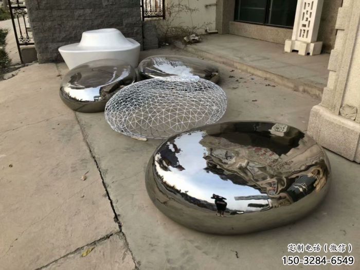 校園坐凳雕塑，拉絲景觀雕塑，抽象主題