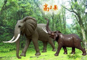 雕塑大象景觀制造，動(dòng)物小品，景觀仿真大象雕塑優(yōu)價(jià)