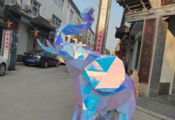 地產(chǎn)大象雕塑提供，露天雕塑，烤漆大象雕塑生產(chǎn)承接