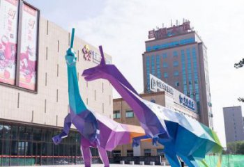 公共恐龍雕塑訂做，城市裝飾，景觀烤漆恐龍雕塑展品