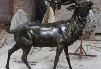 銅小鹿雕塑精選，鑄銅制作，小鹿銅雕塑標(biāo)準(zhǔn)