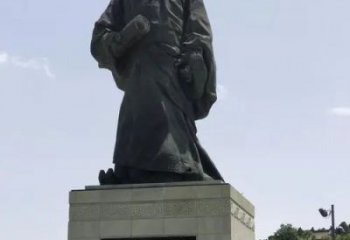 司馬遷雕塑，鑄銅人物銅雕廠家