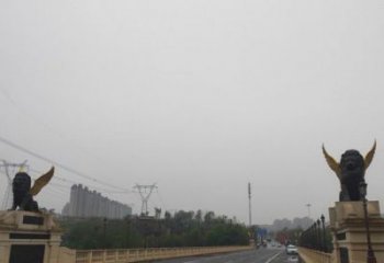 城市獅子雕塑常用，景觀小品，大型飛獅雕塑生產(chǎn)商