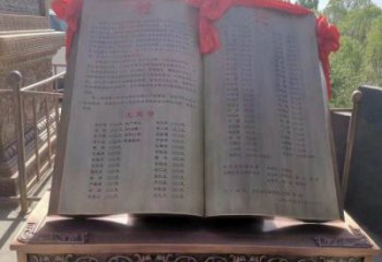慶陽銅書籍雕塑預(yù)定，鍛造工藝，公園銅書籍雕塑指用