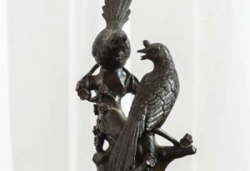 百色園林喜鵲雕塑