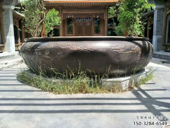 開封鑄銅缸雕塑加工 開封鑄銅缸雕塑加工
