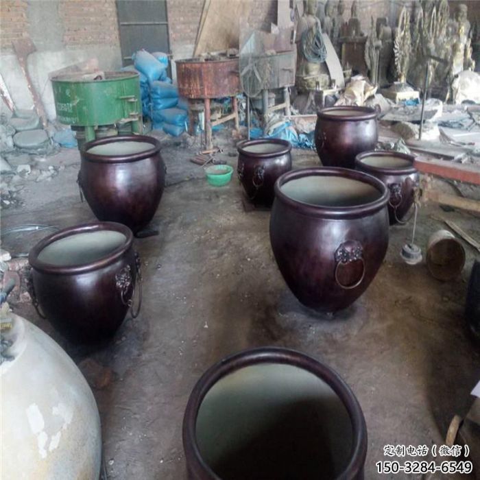 洛陽鑄銅缸雕塑訂購 洛陽鑄銅缸雕塑訂購