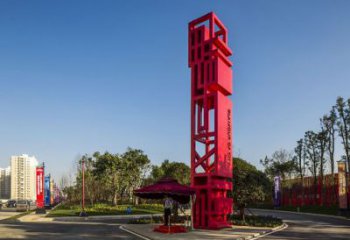 石家莊住宅小區(qū)精神堡壘雕塑