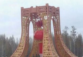 焦作景區(qū)燈籠球雕塑供給，公園雕塑，燈籠球雕塑供求