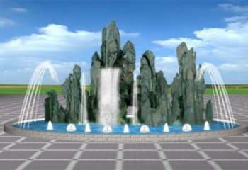 綏化電影變頻噴泉雕塑，水景噴泉雕塑承接