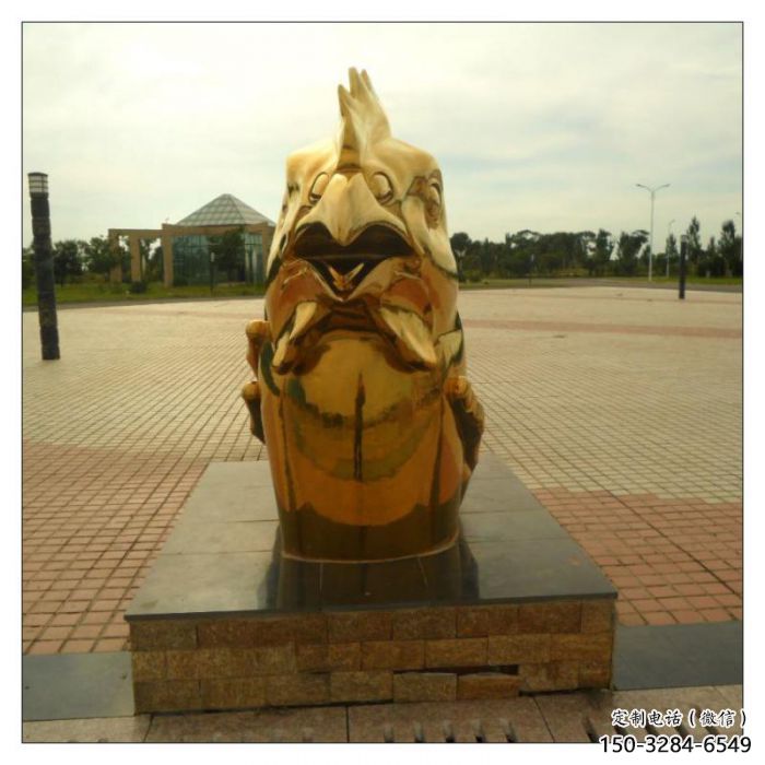 林周不銹鋼生肖雕塑，鍍鈦工藝，公園廣場戶外擺放