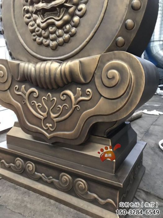 那曲抱箍鑄造觀賞型，露天雕塑，鑄銅抱箍雕塑訂做