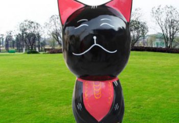 眉山廣場小貓雕塑，動物擺件，仿古工藝