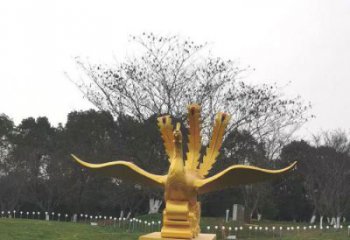雅安鳳凰雕塑選用，美陳雕塑，鑄銅鳳凰雕塑工藝廠家