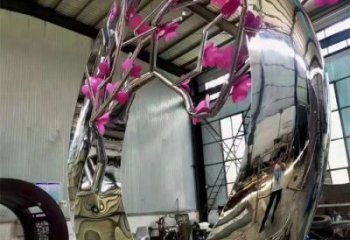 林周梅花雕塑工廠優(yōu)選，城市裝飾，景觀梅花雕塑供給