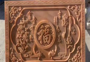 克拉瑪依浮雕制造商，室外軟裝，景觀福字浮雕制作廠家