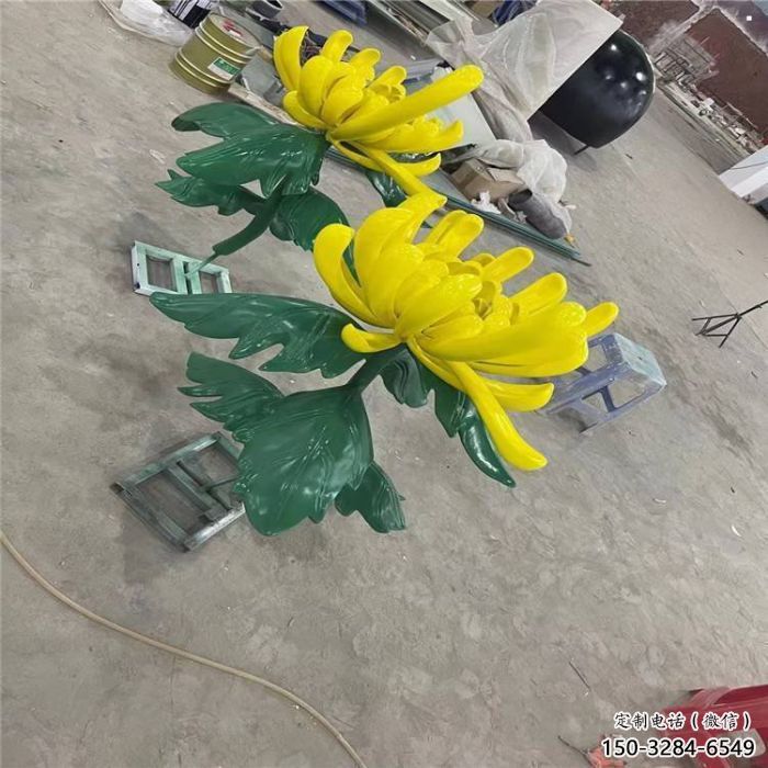 南岸景區(qū)菊花雕塑優(yōu)選，圓雕體系，城市菊花雕塑選定