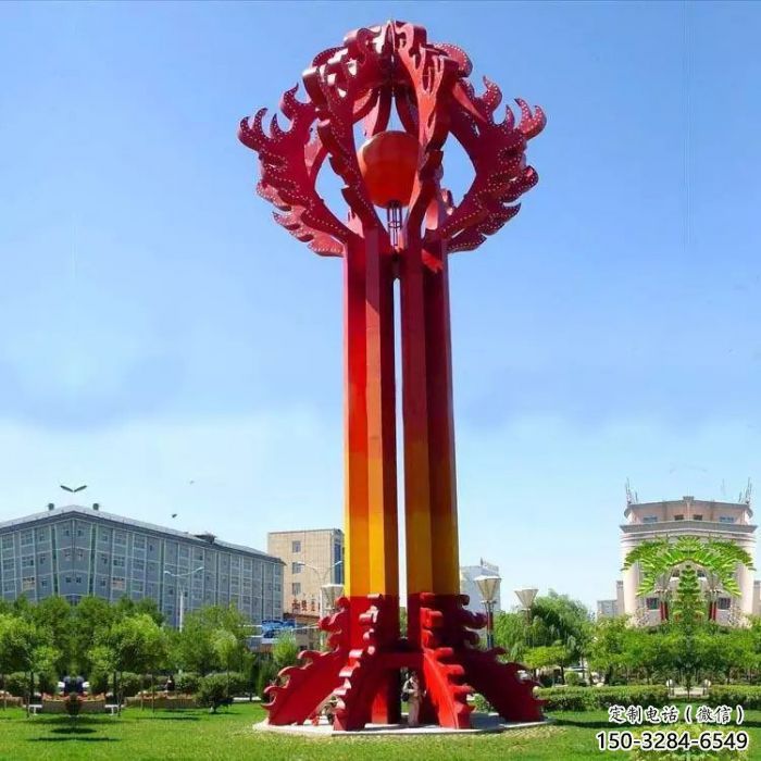 南岸街道精神堡壘雕塑 南岸街道精神堡壘雕塑
