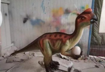 舟山抽象恐龍雕塑制造，動物雕塑，玻璃鋼恐龍雕塑展品