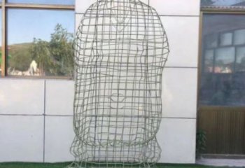 萬盛鏤空孔子雕塑訂做，景區(qū)雕塑，鐵藝古代人物雕塑定價(jià)